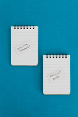 product imitation and unfair competition, Original Product vs Product Dupelabels on identical...