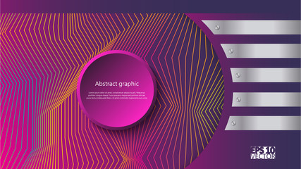 Graphic illustration with abstract background. Eps10 vector illustration.