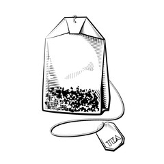 Tea bag sketch