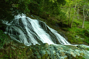 兵庫県波賀町・音水湖そうめん滝