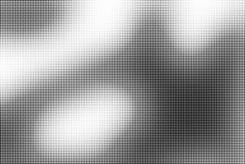 Abstract halftone wave dotted background. Template of black dots on a white background. Chaotic monochrome texture