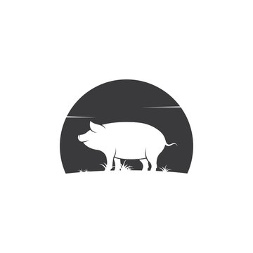 pig vector icon illustration design
