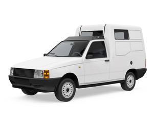 Delivery Van Isolated
