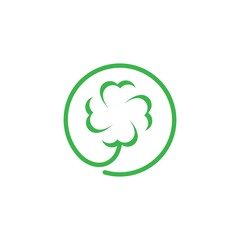 clover leaf vector icon illustration design