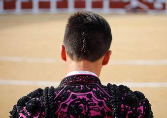 bullfighter in the bullring