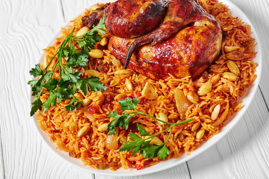 Chicken Kabsa - Homemade Arabian Rice