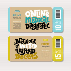 Online doctor lettering