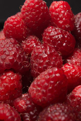 Fresh raspberry  Close up