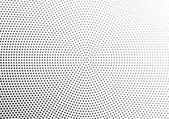Abstract halftone dotted background. Monochrome pattern with dot and circles.  Vector modern futuristic texture for posters, sites, business cards, postcards, interior design, labels and stickers.