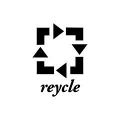 reycle icon vector - illustration