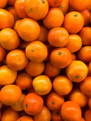 oranges on the market