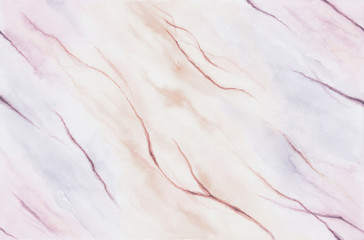 Watercolor marble background. Hand drawn marble effect print.