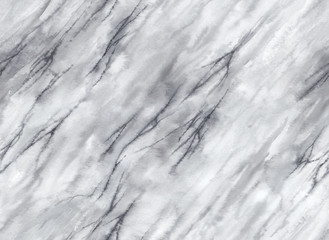 Watercolor marble seamless pattern. Hand drawn marble effect background. 