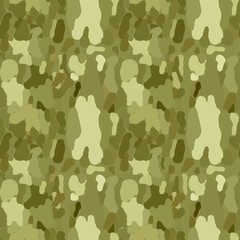 Naklejka premium Camouflage skin seamless military pattern. Abstract modern textile background.