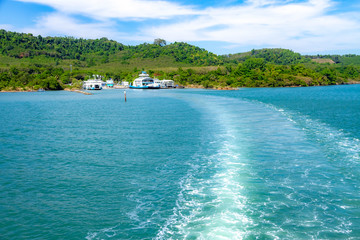 Ferry to Koh Chang from Trat province ,  Thailand, 2019 November