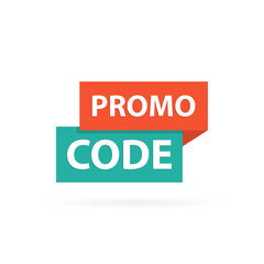 Promo code icon with shadow