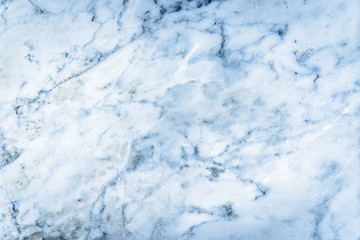 Blue marble patterned texture background for interior design	