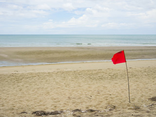 Red flag warning sign