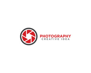 Fototapeta na wymiar Photography Camera Logo Icon Design Vector