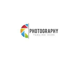 Naklejka premium Photography Camera Logo Icon Design Vector