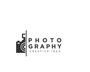 Photography Camera Logo Icon Design Vector