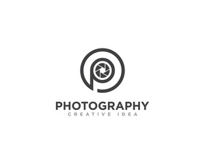 Obraz premium Photography Camera Logo Icon Design Vector