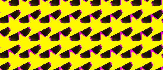 Seamless pattern.  Fashion sport sunglasses Use for t-shirt, greeting cards, wrapping paper, posters, fabric print.