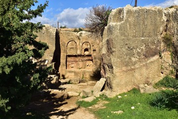 Grobowce królów Pafos Cypr © Barbara Bajorek