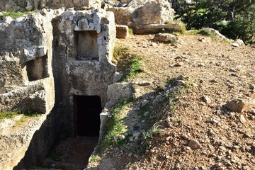 Grobowce królów Pafos Cypr