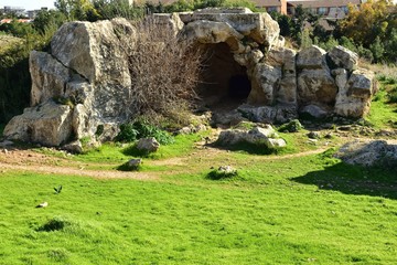 Grobowce królów Pafos Cypr © Barbara Bajorek