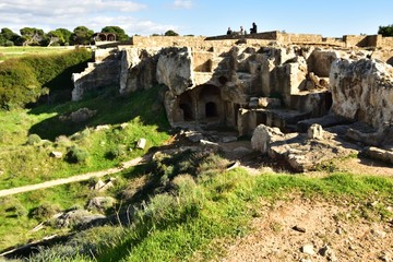 Grobowce królów Pafos Cypr © Barbara Bajorek