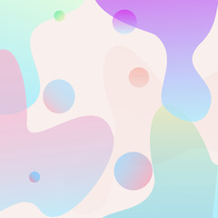 Vector of modern abstract background, soft colors