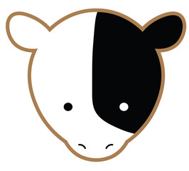 丑のイラスト　顔