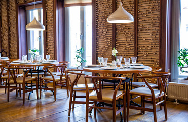 Interior of the Chinese restaurant