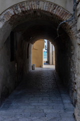 Fototapeta na wymiar Termoli, Italy, historic town