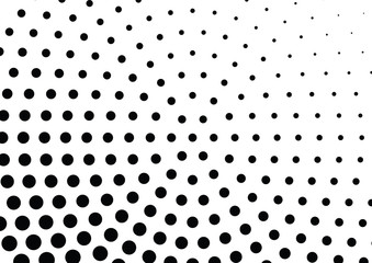 Abstract halftone dotted background. Monochrome grunge pattern with dot and circles.  Vector modern pop art texture for posters, sites, business cards, cover, postcards, labels, stickers layout.