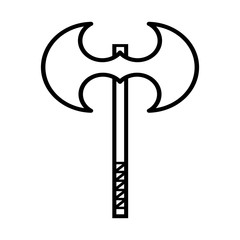 viking design icon line ax