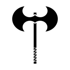 viking design icon simple ax