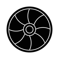viking design icon simple shield
