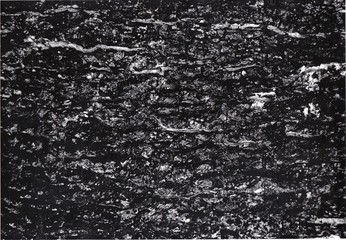 Print to test black and white toner , Black paper texture background.