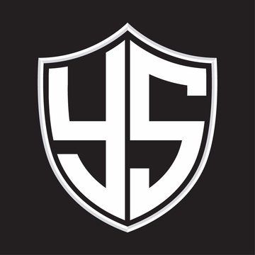 recommend clip art: YS Logo monogram with shield shape isolated on outline design template