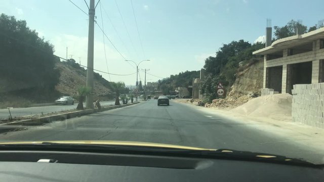 Irbid, Jordan - provincial town and sparsely populated streets part 13 4K