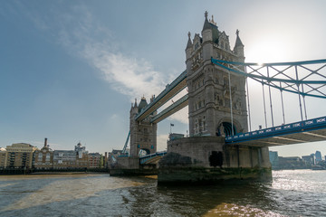 Fototapeta na wymiar Tower Bridge London, an old bridge over the river Thames, United Kingdom, Great Britain, England