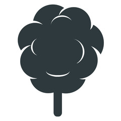 Candy sugar icons on white background