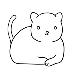Icon of a sitting cat