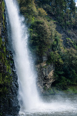 waterfall in the hunua ranges forest