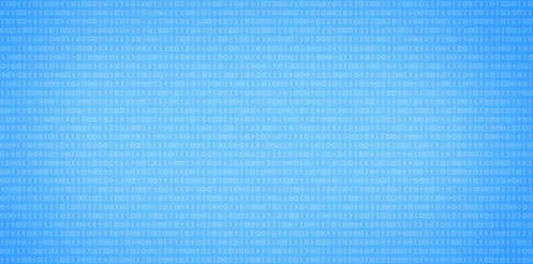Blue binary computer program code background illustration
