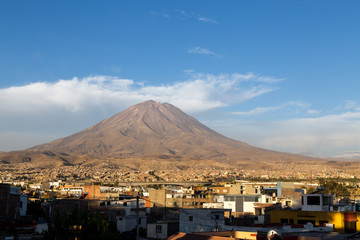 Yanahuara Viewpoint in Arequipa, Peru