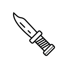Knife icon vector photo illustration photo