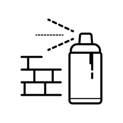 spray line vector icon illustration
